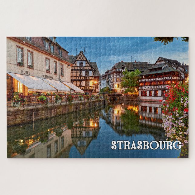 Straßburg, Frankreich Puzzle (Horizontal)