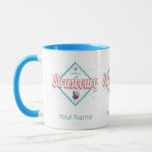 Straßburg Grand Est France Retro Rooster Vintag
