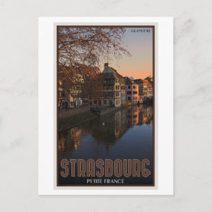 Straßburg - Petit France Sunrise Postkarte