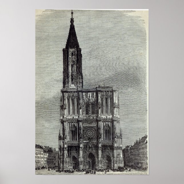 Straßburger Dom Poster (Vorne)