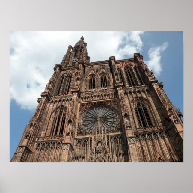 Strassburger Dom Poster (Vorne)