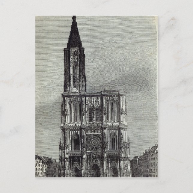 Straßburger Dom Postkarte (Vorderseite)