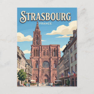 Straßburger Münster Frankreich Postkarte