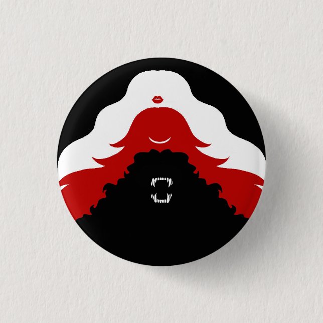 Sträßchen des Dracula Button (Vorderseite)