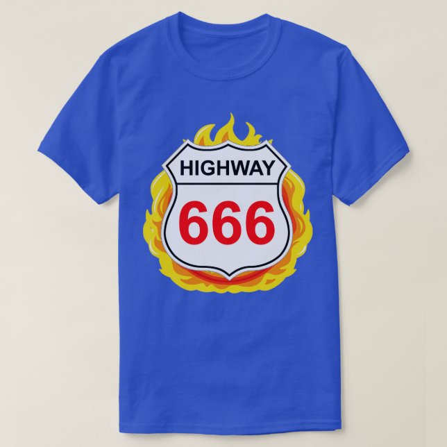 Straße 666 T-Shirt (Design vorne)