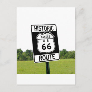 Straße 66 postkarte