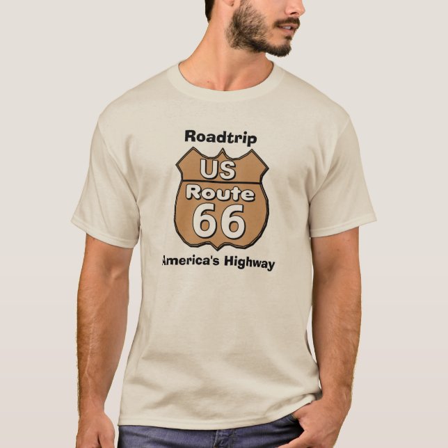 Straße 66 T-Shirt (Vorderseite)
