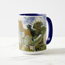 Straße Auvers-sur-Oise von Vincent van Gogh Tasse