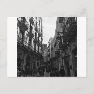 Straße Barcelona Postkarte