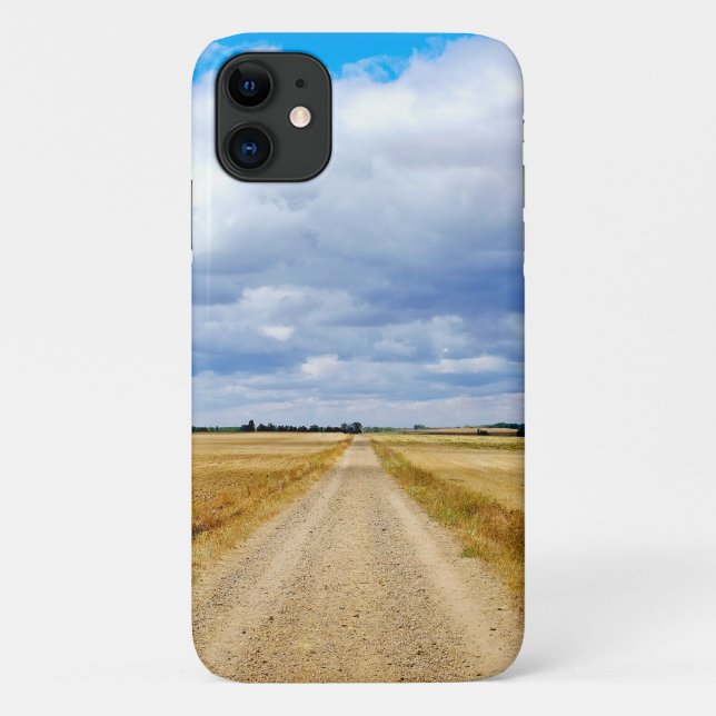 Straße Boadilla del Camino - Itero de la Vega Case-Mate iPhone Hülle (Rückseite)