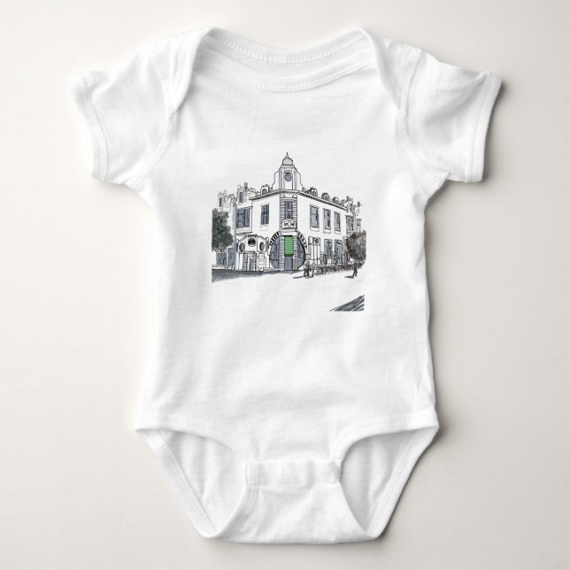 Straße der Altstadt Baby Strampler (Vorderseite)