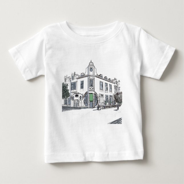 Straße der Altstadt Baby T-shirt (Vorderseite)
