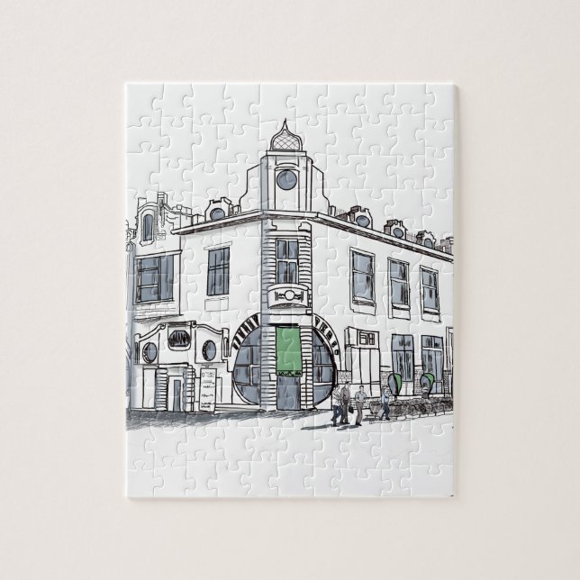 Straße der Altstadt Puzzle (Vertikal)