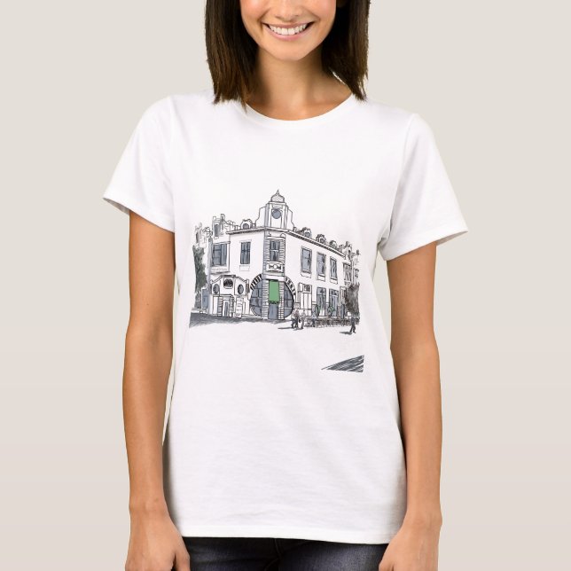 Straße der Altstadt T-Shirt (Vorderseite)
