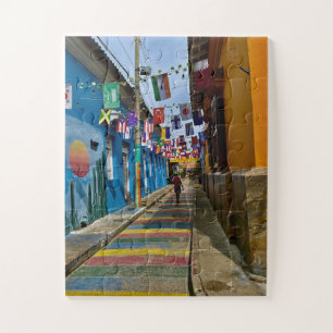 Straße der Flaggen Lateinamerikas Feier Puzzle