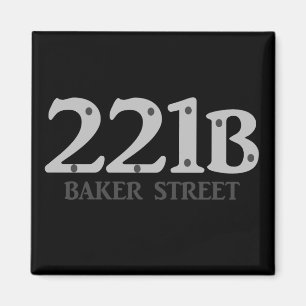 Straße des Bäcker-221B Magnet