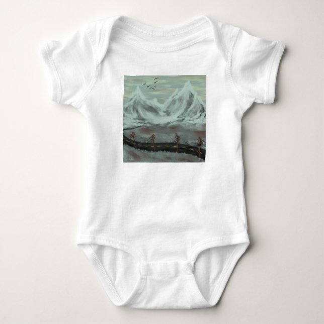 Straße Desolat Baby Strampler (Vorderseite)