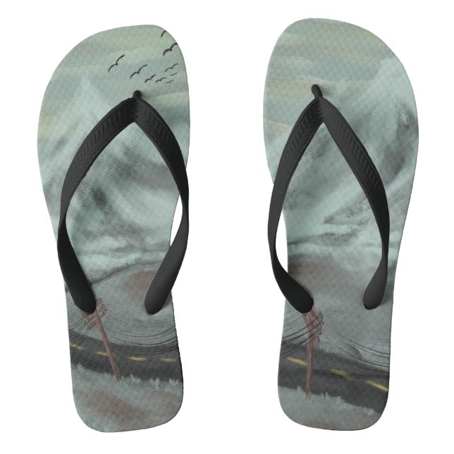 Straße Desolat Flip Flops (Fußbett)