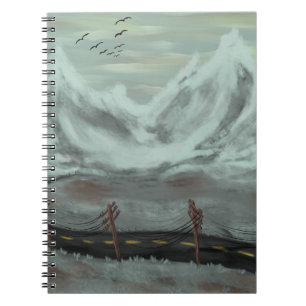 Straße Desolat Notizblock