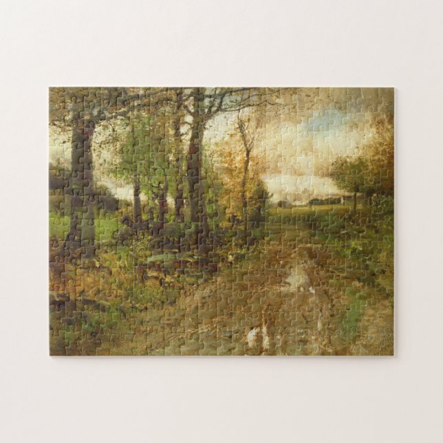 Straße durch das Holz Puzzle (Horizontal)