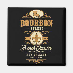 Straße French Quarter New Orleans Louisiana Magnet