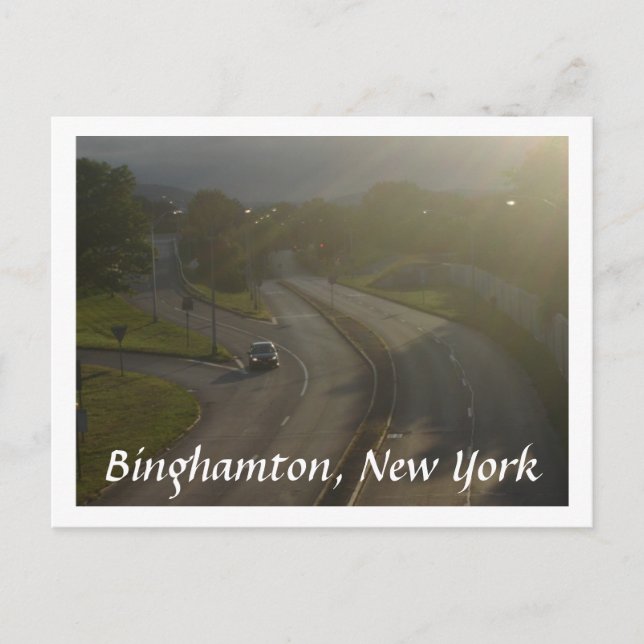 Straße, Frühling Postkarte (Vorderseite)