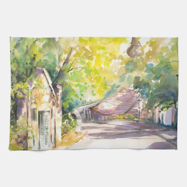 Straße Geschirrtuch (Horizontal)