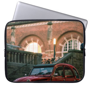 Straße im alten Vintagen Stil Laptopschutzhülle