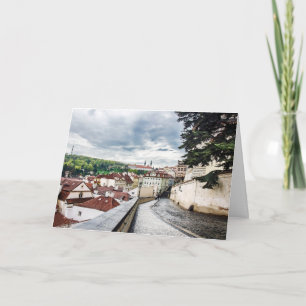 Straße im Stadtzentrum von Prag Karte