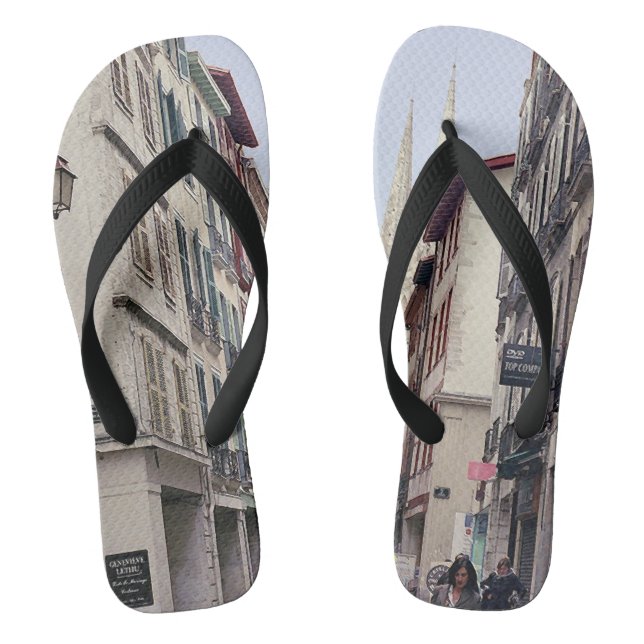Straße in Bayonne Flip Flops (Fußbett)