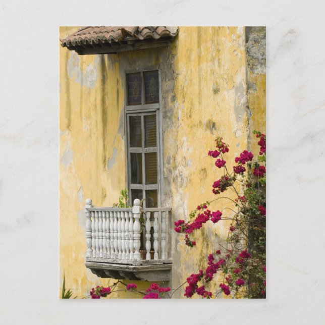 Straße in Cartagena Postkarte (Vorderseite)