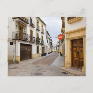 Straße in der Altstadt von Cordoba Postkarte