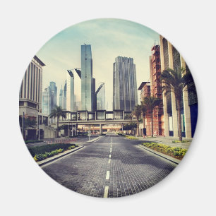 Straße in Dubai Magnet