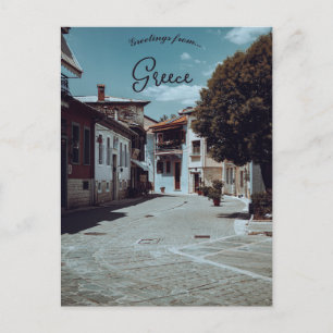 Straße in Ioannina, Griechenland Postkarte
