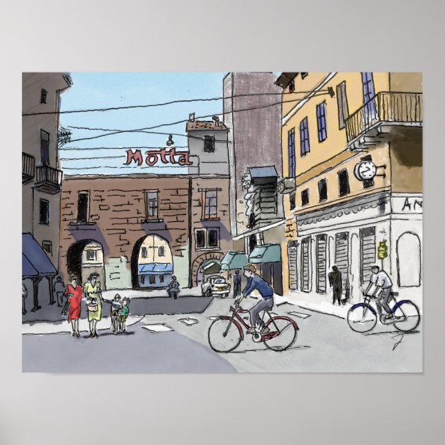 Straße in Italien # 22Poster Poster (Vorne)