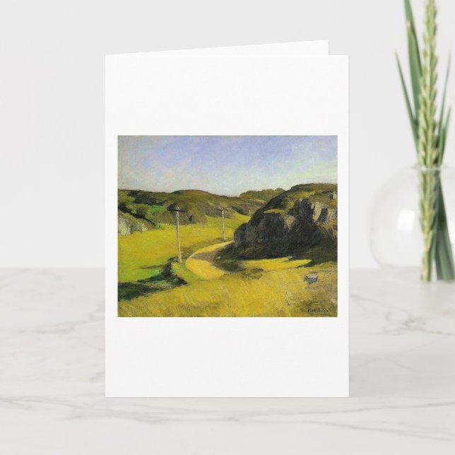 Straße in Maine - Edward Hopper Karte (Vorderseite)