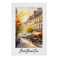 Straße in Montmartre