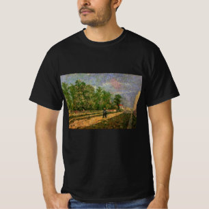 Straße in Paris mit Bauer von Vincent van Gogh T-Shirt