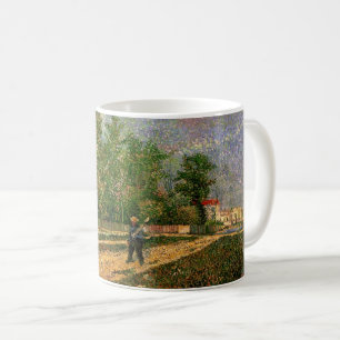Straße in Paris mit Bäuerin von Vincent van Gogh Kaffeetasse