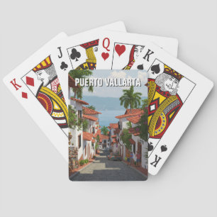 Straße in Puerto Vallarta Mexiko Reise Spielkarten