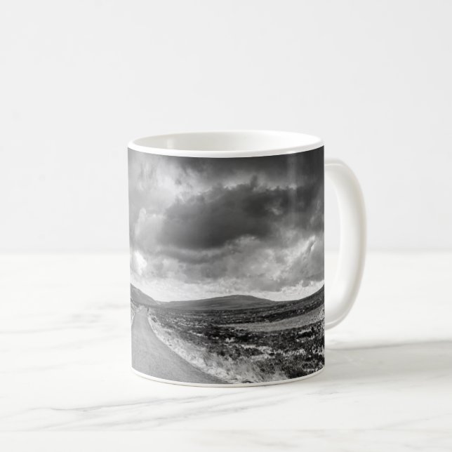 Straße in Rainstorm Kaffeetasse (VorderseiteRechts)
