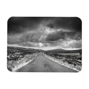 Straße in Rainstorm Magnet