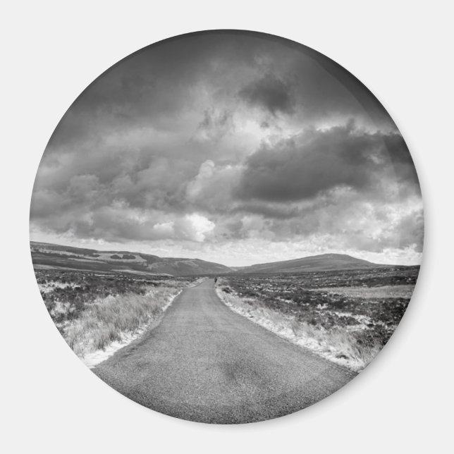 Straße in Rainstorm Magnet (Vorne)
