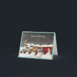 Straße in Røros im Winter (1903) Karte<br><div class="desc">Winterlandschaft in Norwegen</div>