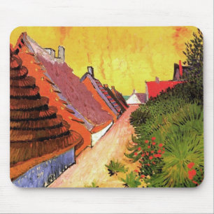 Straße in Saintes-Maries von Vincent van Gogh Mousepad