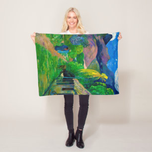 Straße in Tahiti, Gauguin Fleecedecke