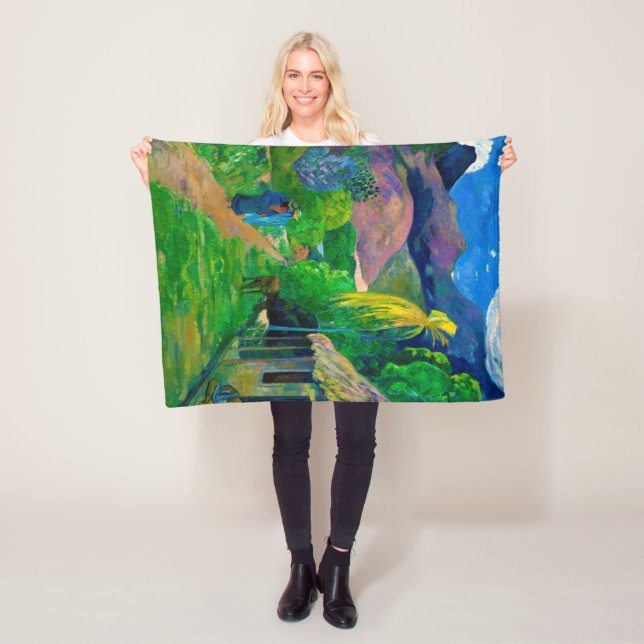 Straße in Tahiti, Gauguin Fleecedecke (Beispiel)