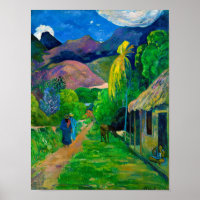 Straße in Tahiti, Gauguin