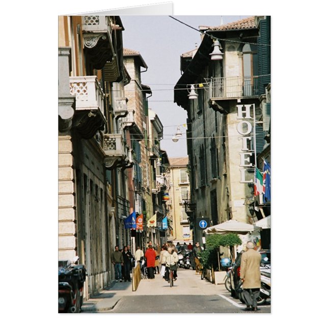 Straße in Verona (Vorne)