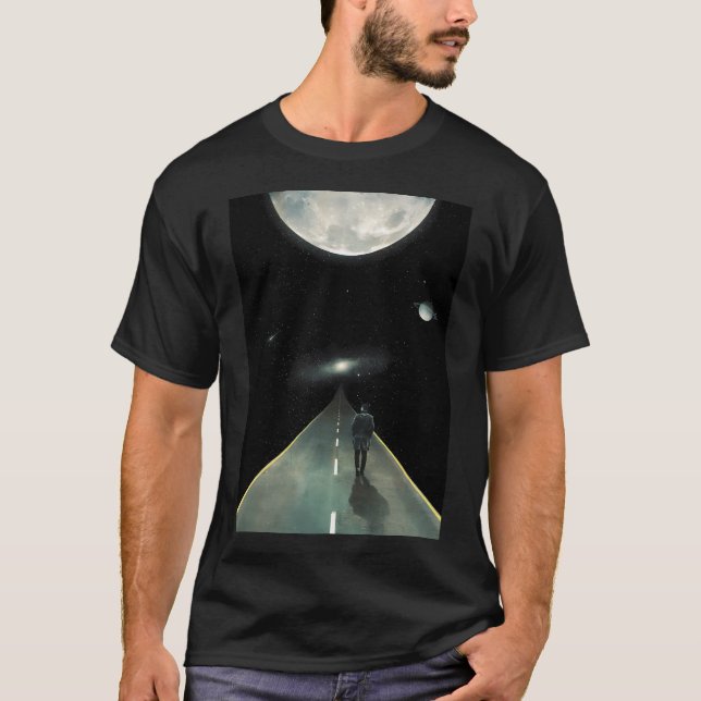Straße ins Unbekannte T-Shirt (Vorderseite)